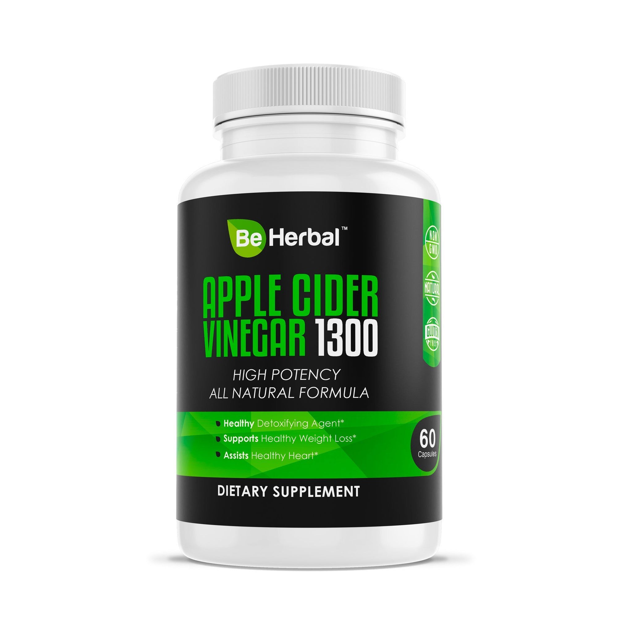 Apple Cider Vinegar 1300mg Herbal Supplements Be Herbal®