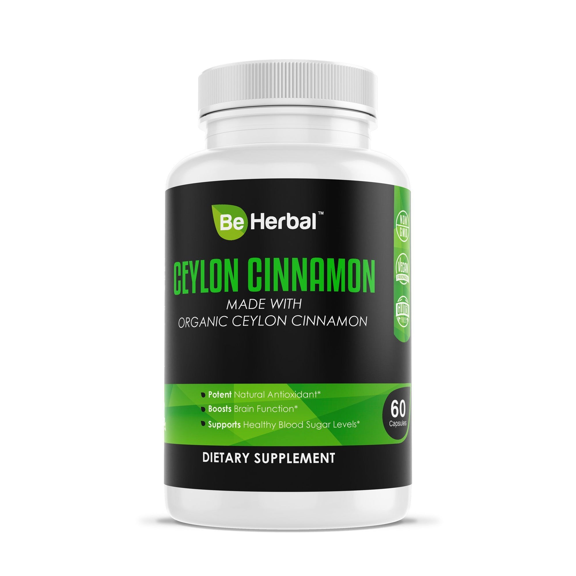 Ceylon Cinnamon 1200mg Herbal Supplements Be Herbal®