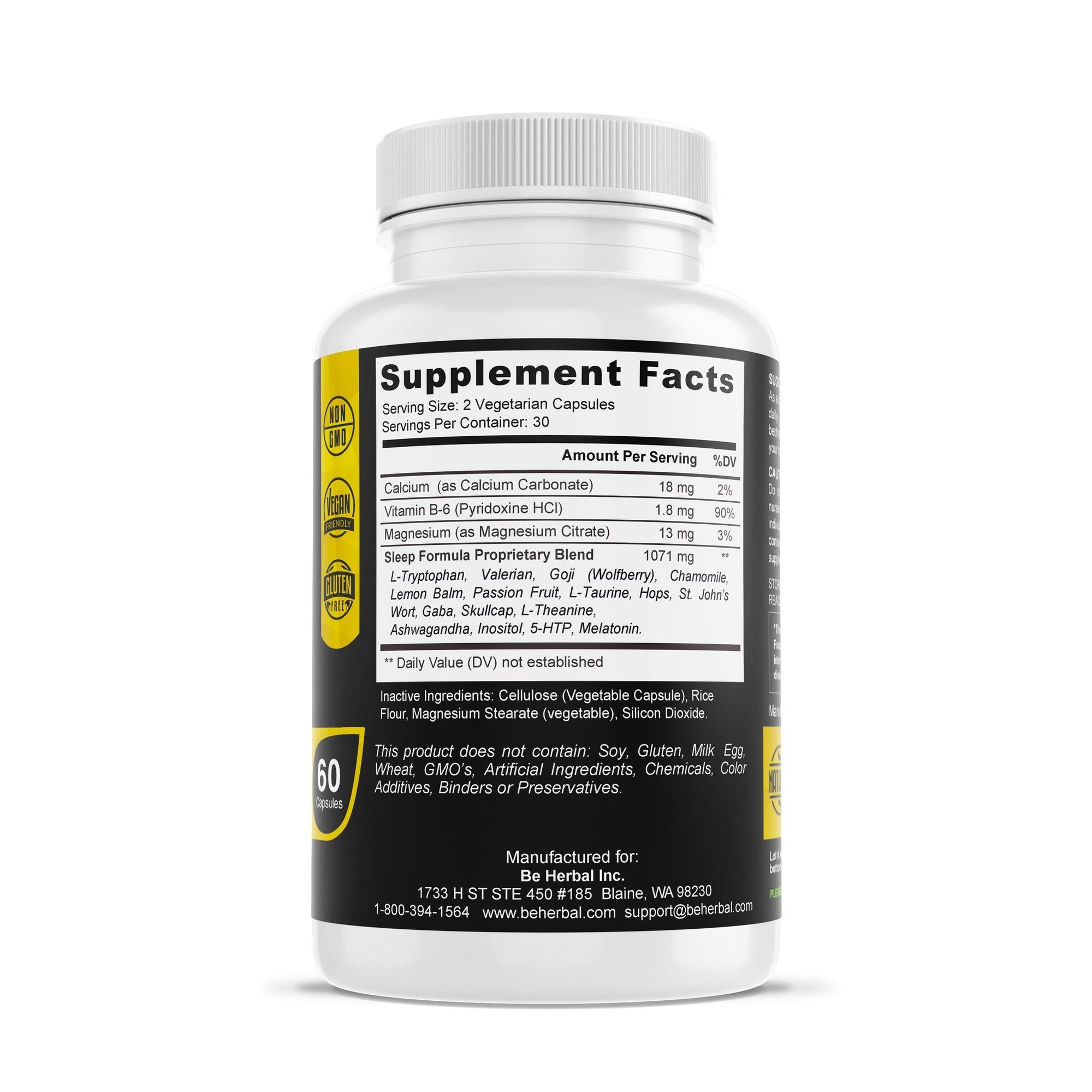 Deep Sleep - Natural Sleep Aid Herbal Supplements Be Herbal®