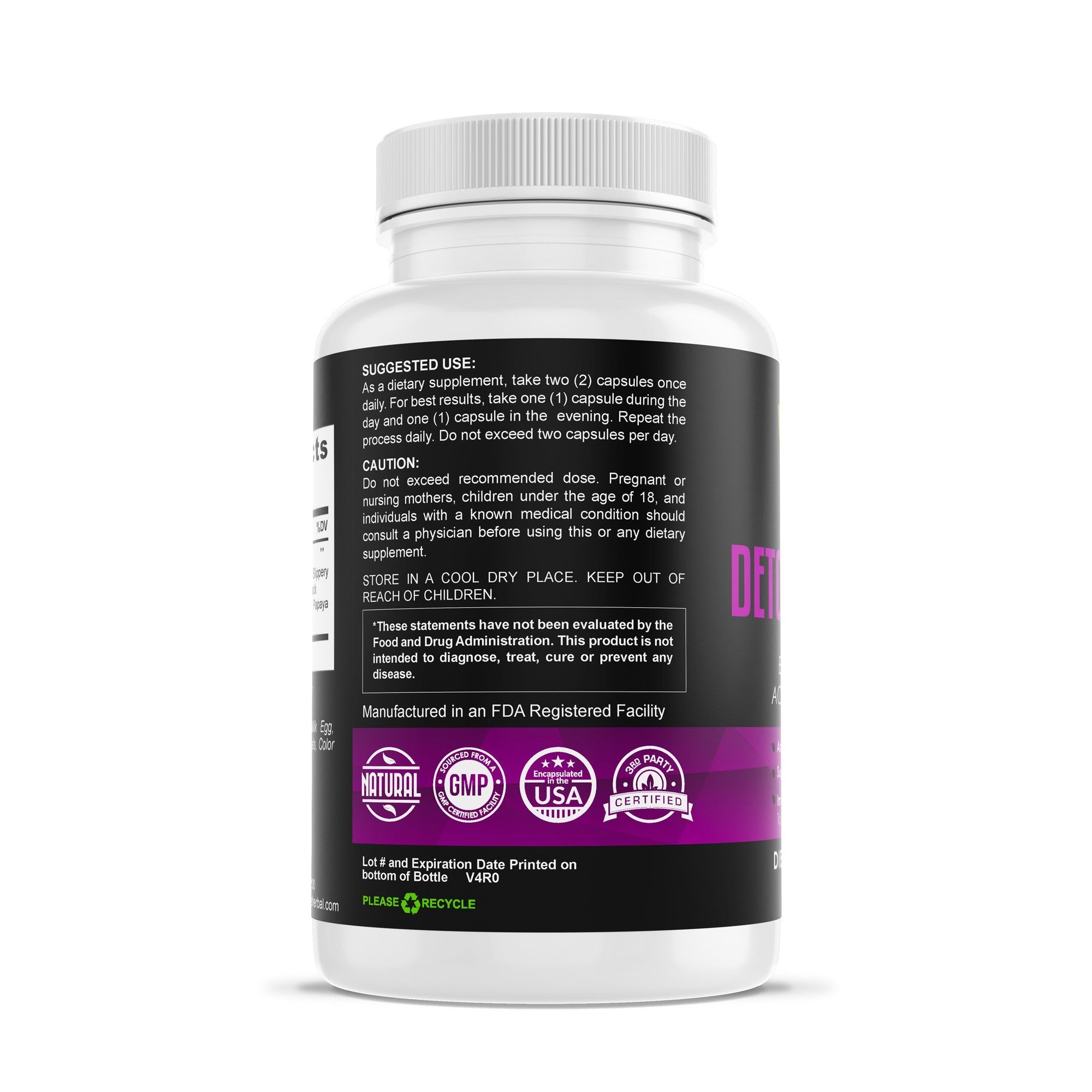 Detox Complex - Advanced formula with Acai Berry Extract Herbal Supplements Be Herbal®