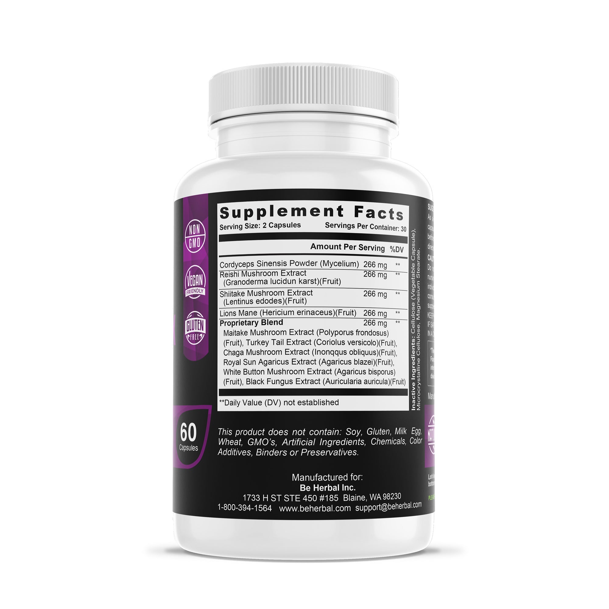 Immune Support Mushroom Complex - Advanced 10X Blend