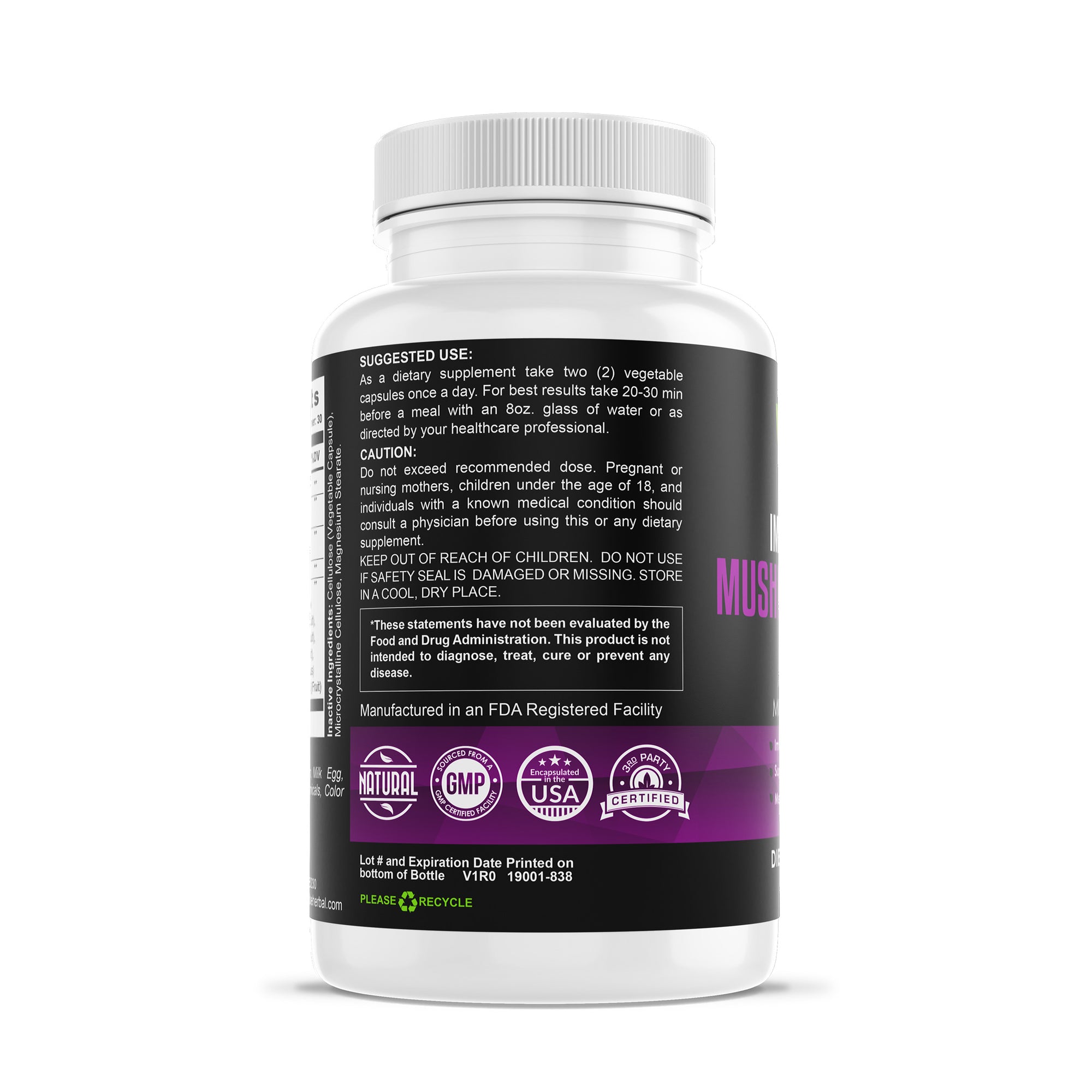 Immune Support Mushroom Complex - Advanced 10X Blend
