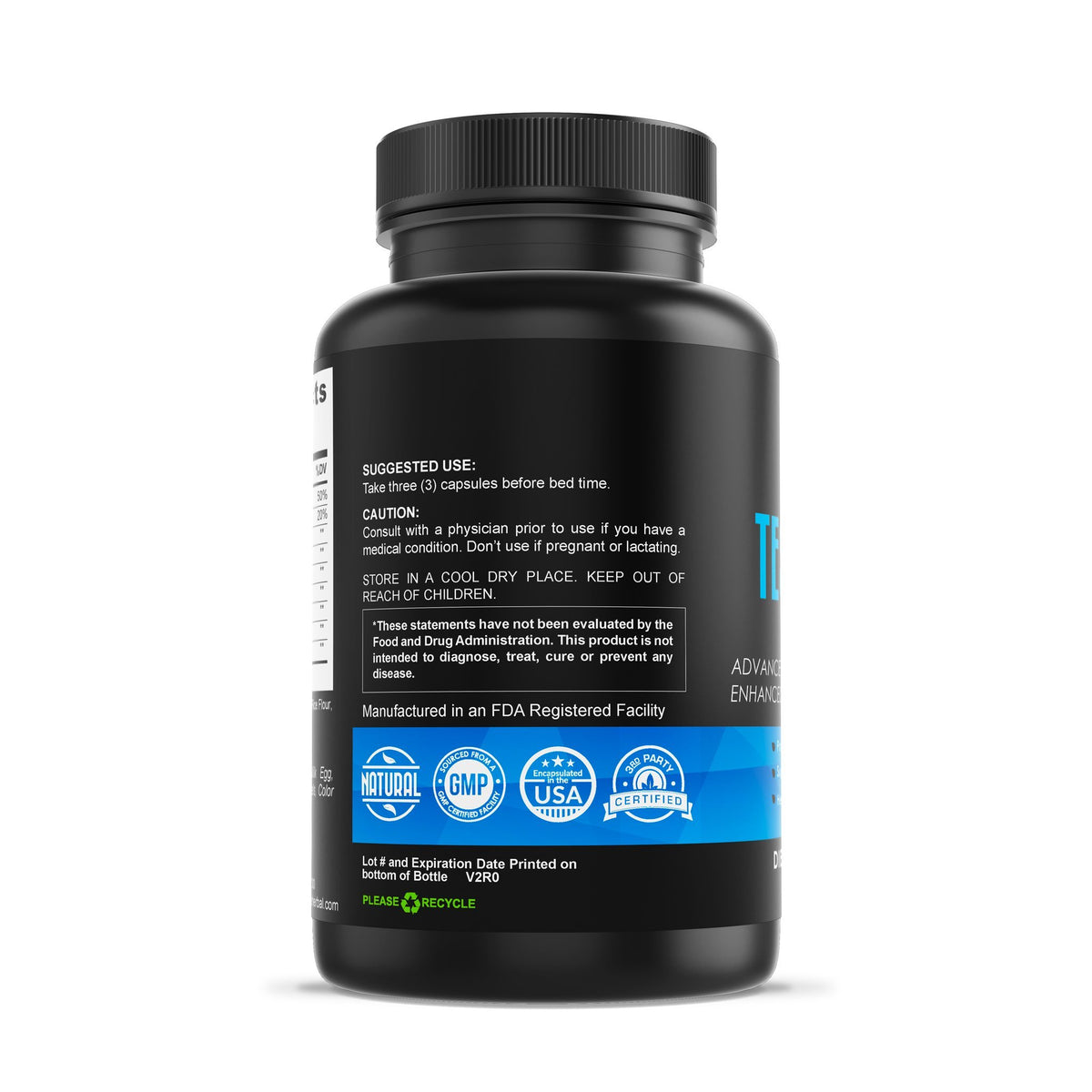 Testo Pro - Testosterone Support Complex Herbal Supplements Be Herbal®