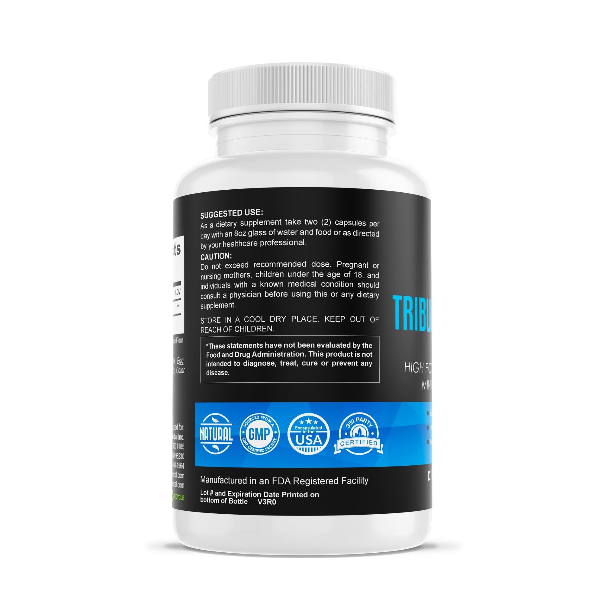 Tribulus Pure - High Potency Tribulus Herbal Supplements Be Herbal®