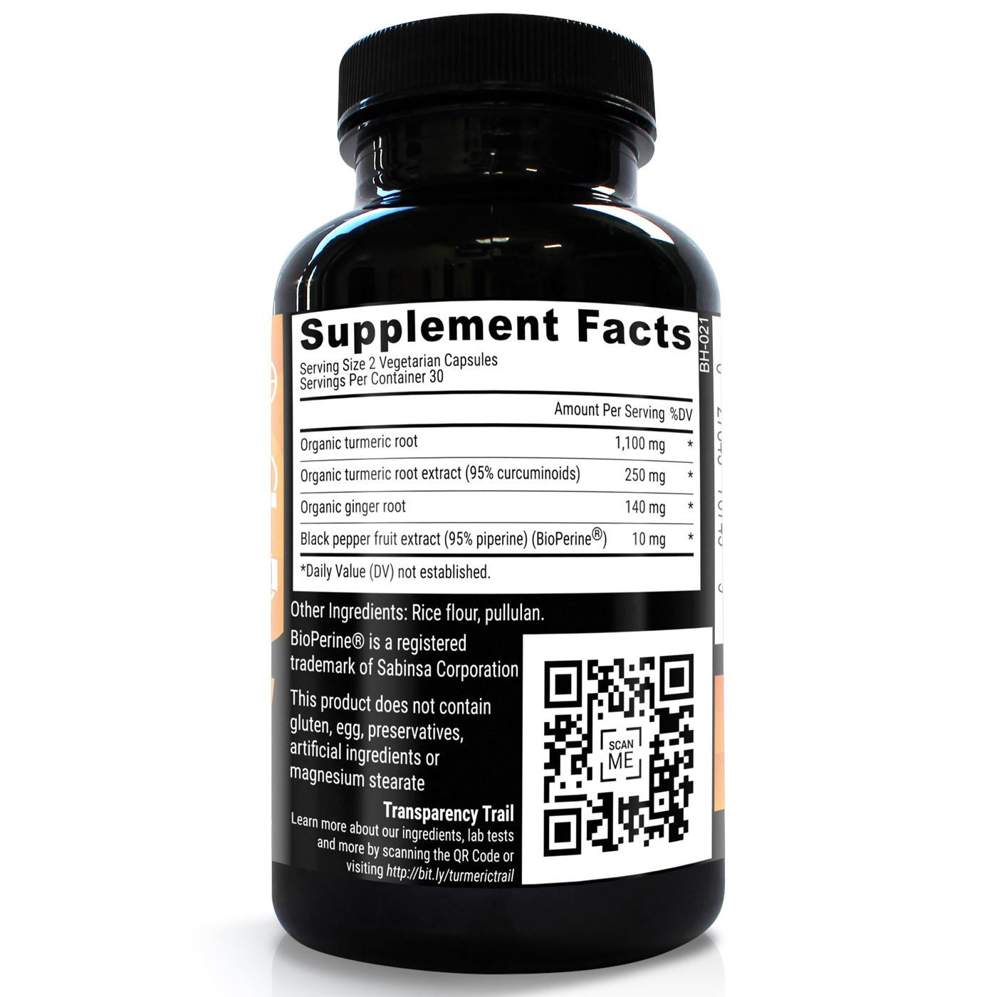 Premium Organic Turmeric Curcumin with BioPerine - 1500mg - 60 Veg Capsules Herbal Supplements Be Herbal